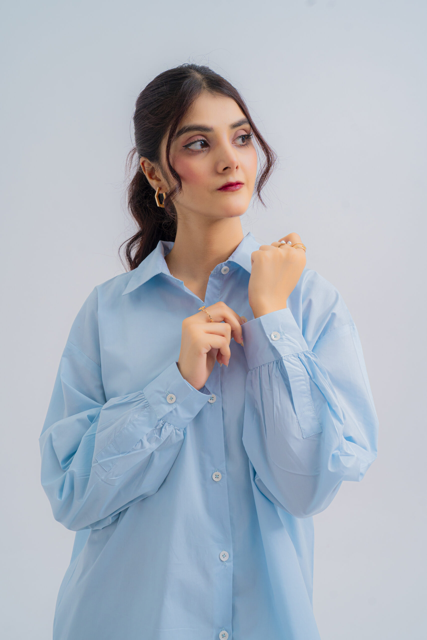 Button Down Shirt - Pastel Blue